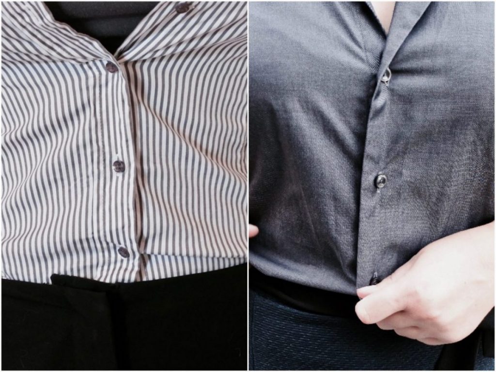 Why the buttons on a blouse are on the left