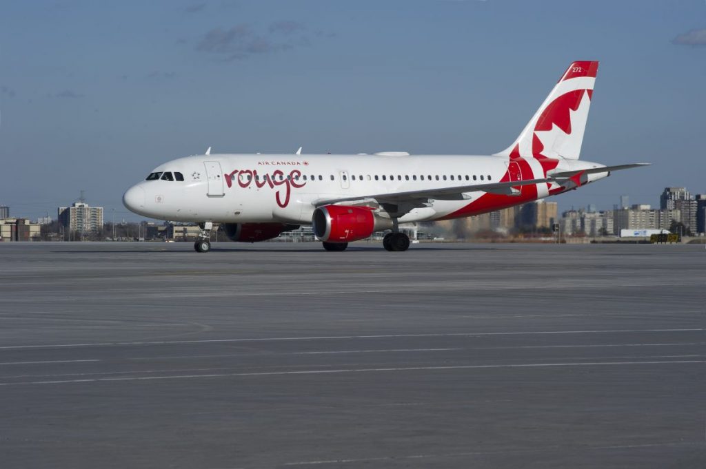 New uniform for Air Canada Rouge