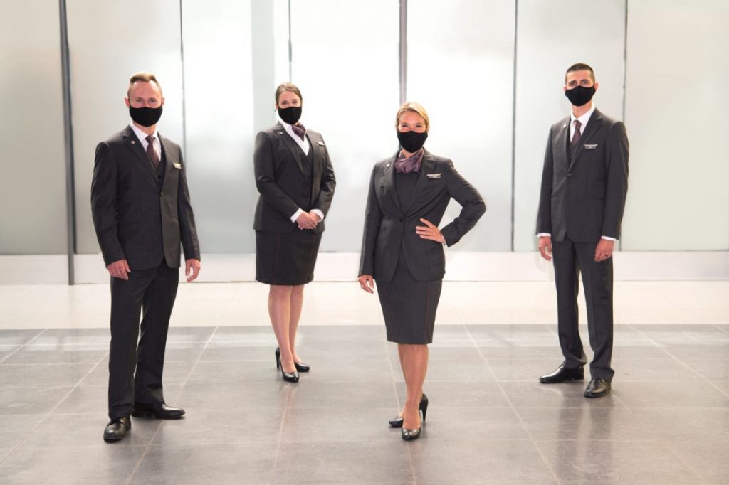 New uniform for Air Canada Rouge