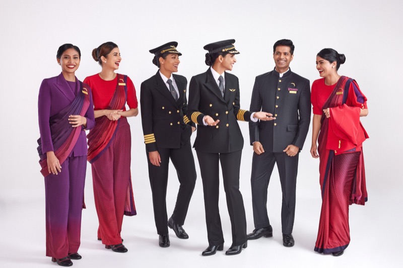 This is the new Air India uniform