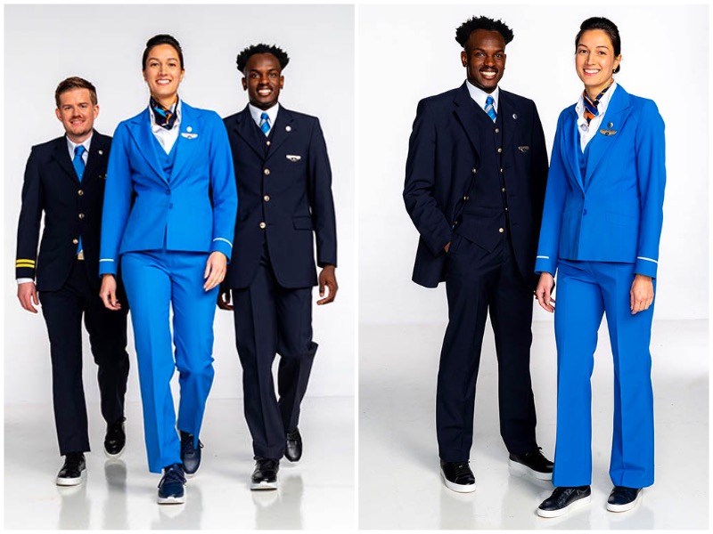 KLM staff are allowed to wear sneakers