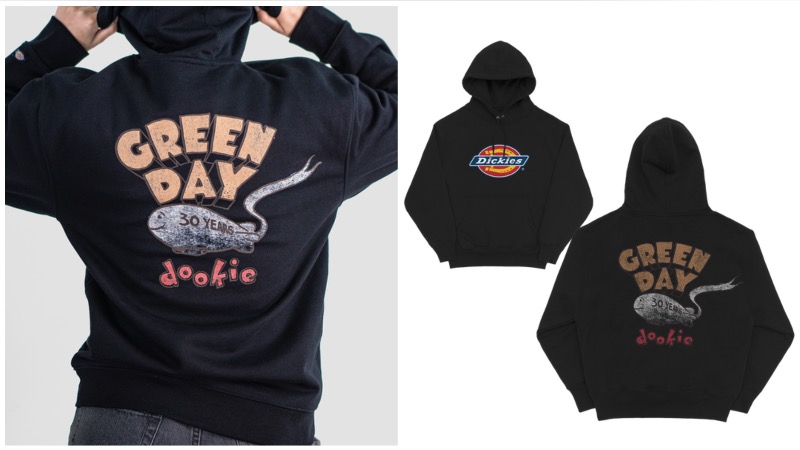 Green Day hoodie 

