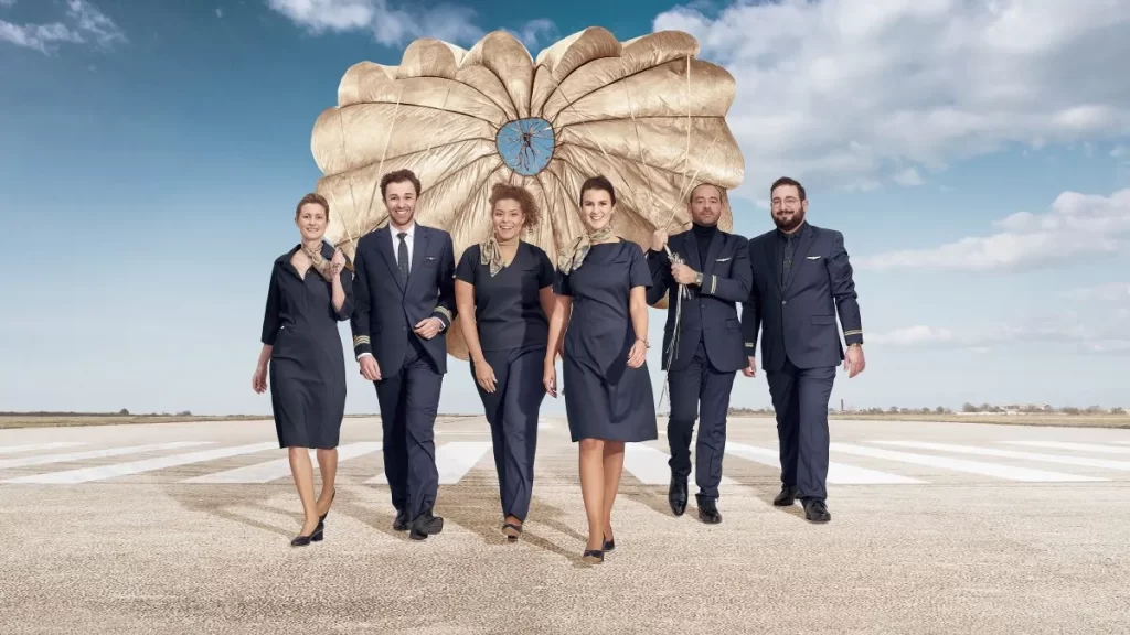 The development of the new uniforms of Brussels Airlines