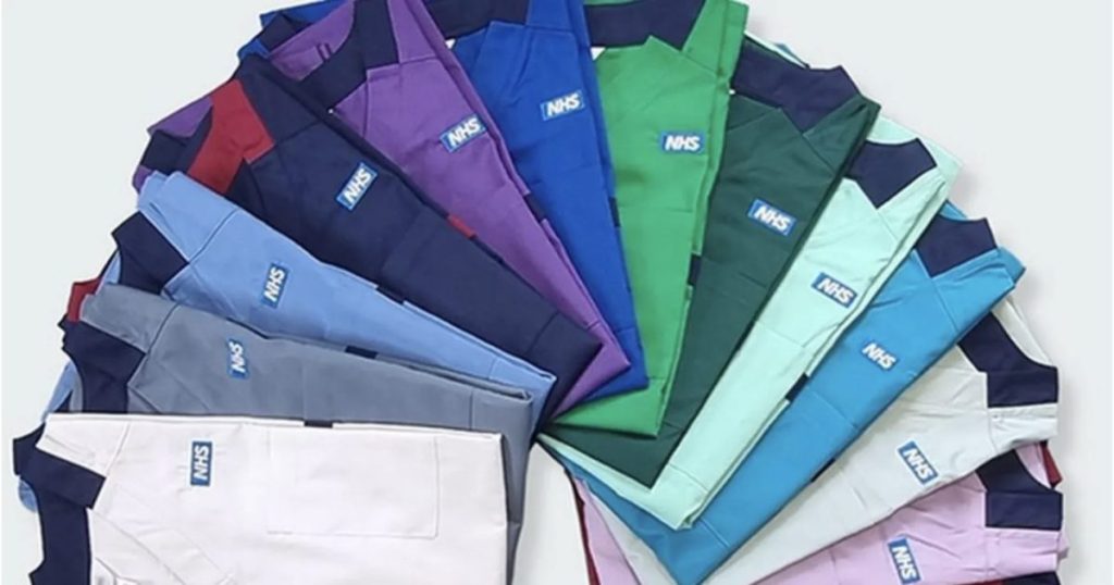 British hospitals receive new, colored uniform package